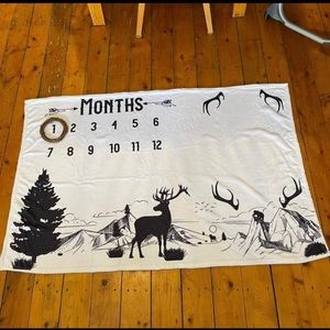 Baby Monthly Milestone Blanket